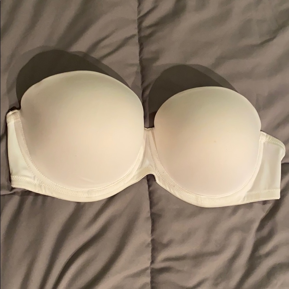 Pink VS strapless bra
